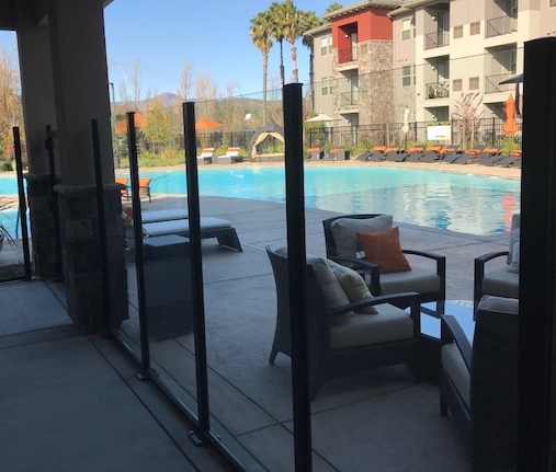 pool fence in cordelia