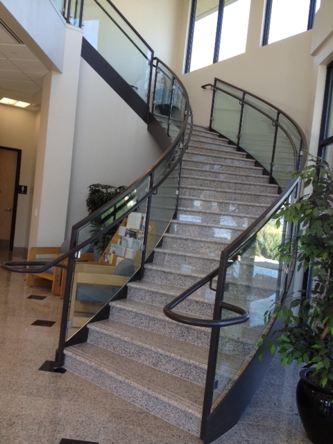 Vacaville glass stairway